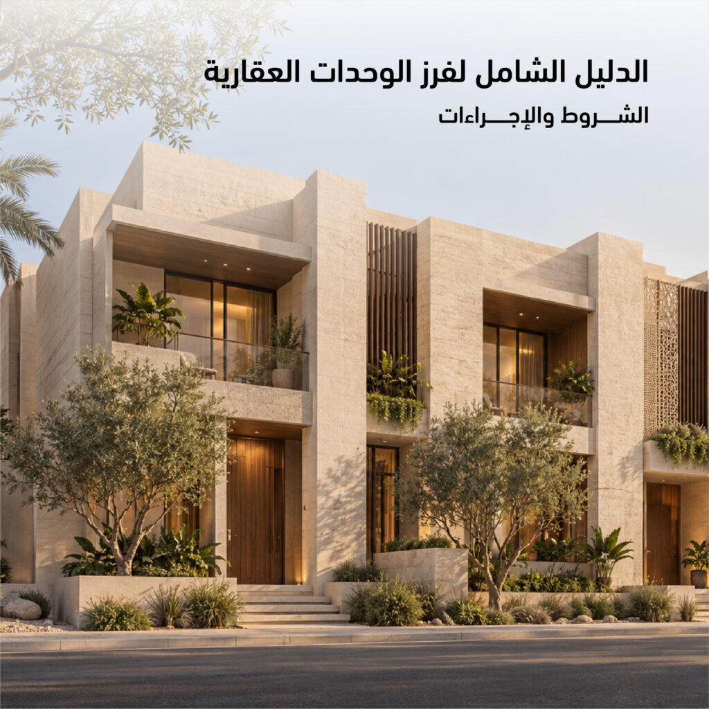 فرز الوحدات العقارية